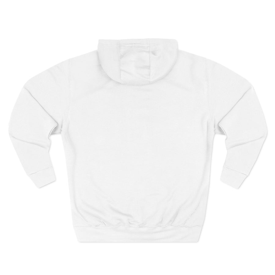 Cozy Three-Panel Fleece Hoodie for All Seasons, Unisex Graphic Sweatshirt, Casual Layering, Gifting for Friends & Family