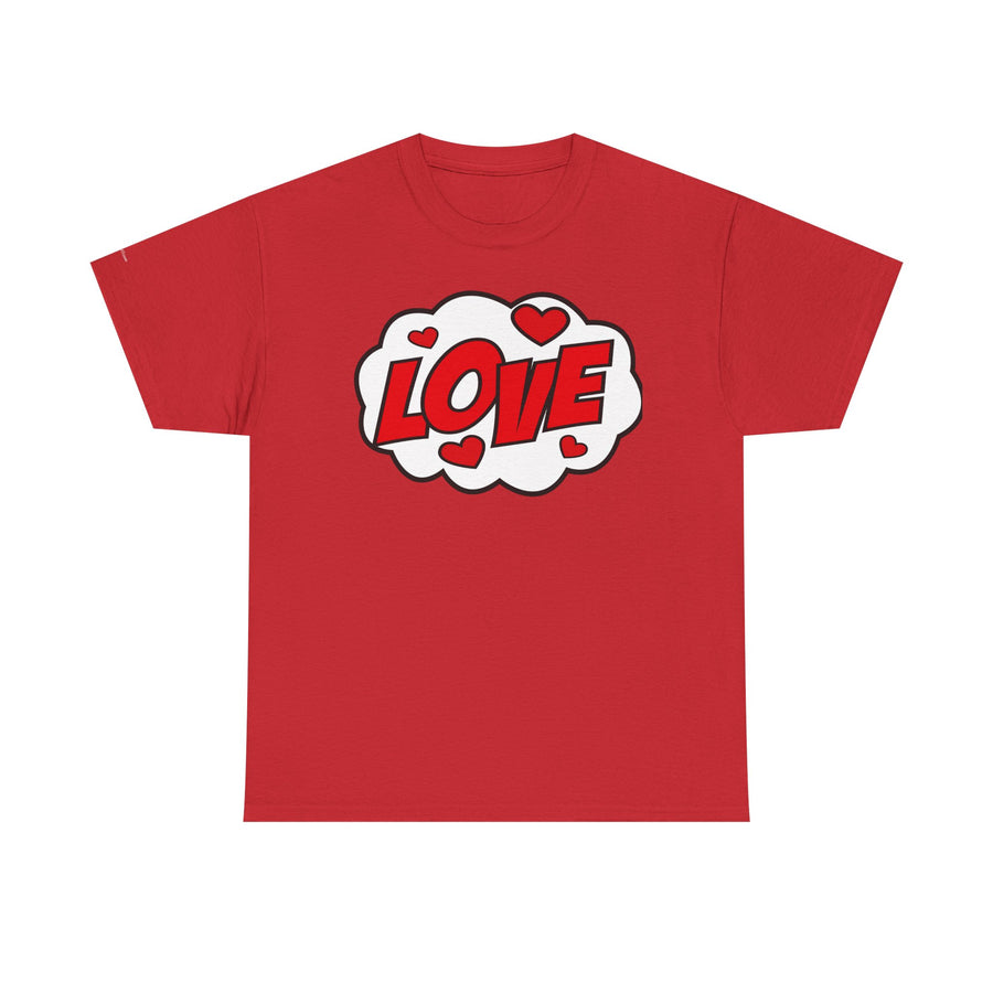 Unisex Love Graphic Tee | Valentine's Day Gift, Couple's Tee, Friends Gift, Casual Wear, Heart Design