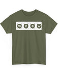 Playful Cat-Themed Unisex Heavy Cotton Tee, Funny Animal Shirt, Gift for Cat Lovers, Casual Wear, Perfect for Birthdays or Holidays