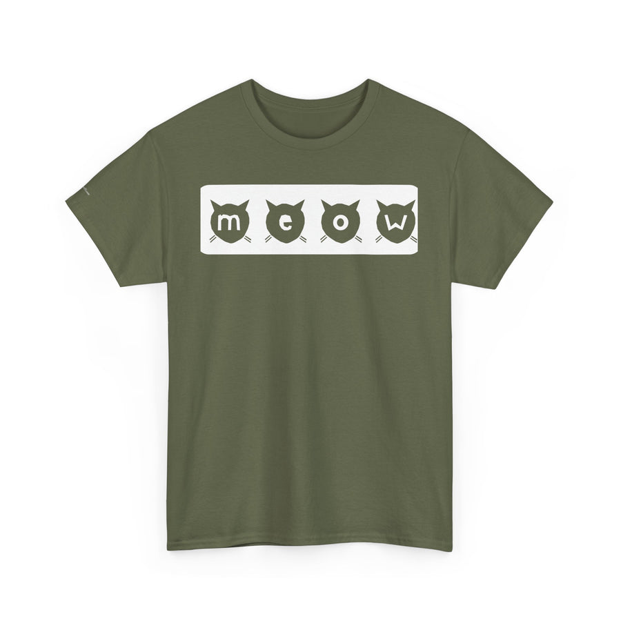 Playful Cat-Themed Unisex Heavy Cotton Tee, Funny Animal Shirt, Gift for Cat Lovers, Casual Wear, Perfect for Birthdays or Holidays
