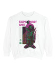 Garment-Dyed Sweatshirt - Street Art Inspired, Unisex, Cool Vibe, Perfect for Casual Wear, Gift for Art Lovers, Trendy Fashion Statement