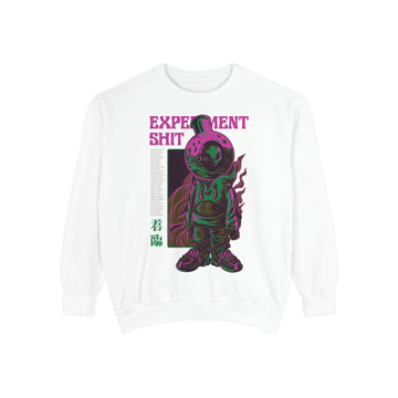 Garment-Dyed Sweatshirt - Street Art Inspired, Unisex, Cool Vibe, Perfect for Casual Wear, Gift for Art Lovers, Trendy Fashion Statement
