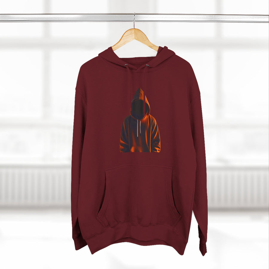 Cozy Three-Panel Fleece Hoodie for All Seasons, Unisex Graphic Sweatshirt, Casual Layering, Gifting for Friends & Family