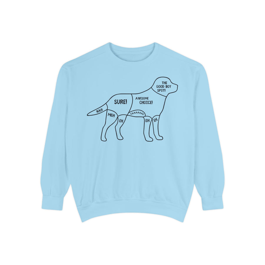 Pet Anatomy Sweatshirt, Unisex Cozy Top, Dog Lover Gift, Funny Animal Apparel, Casual Sweatshirt, Gift for Dog Owners