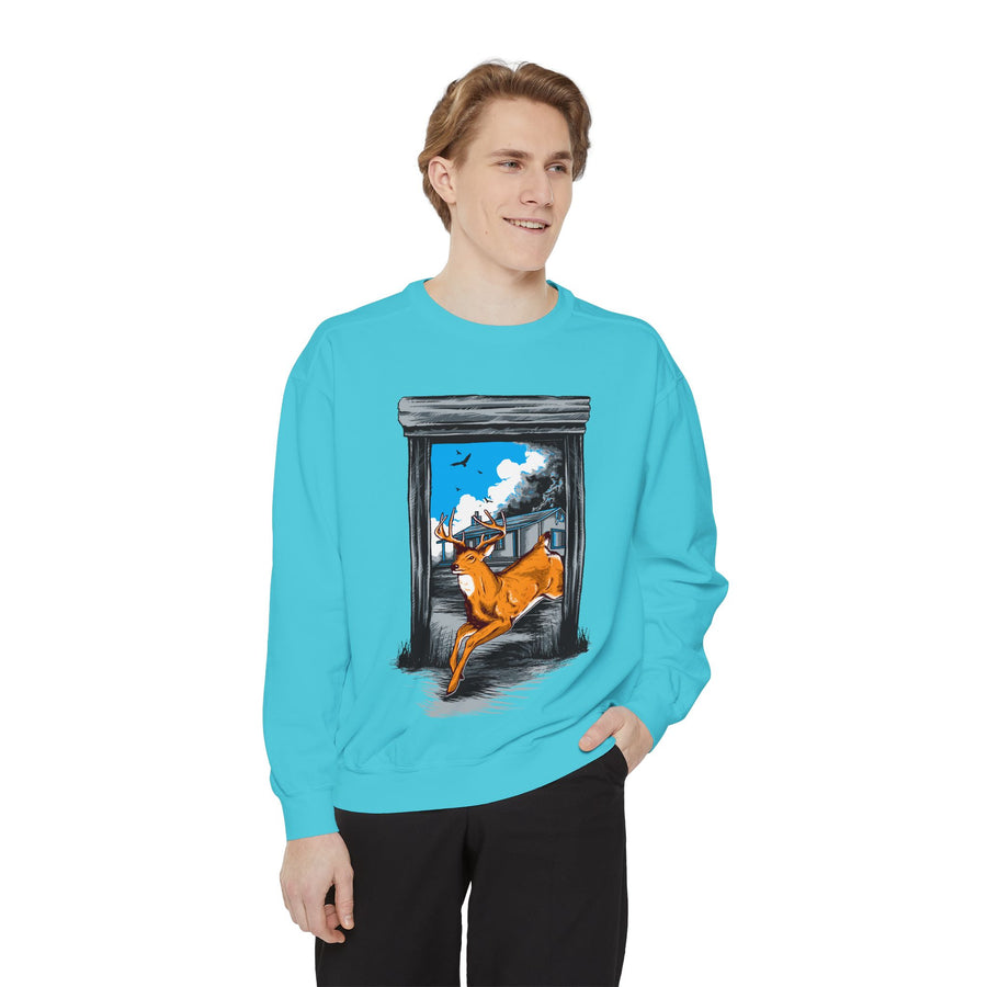 Unisex Adventure Sweatshirt - Cozy, Artistic Apparel for Nature Lovers, Perfect for Gifts, Birthdays, or Everyday Wear