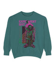 Garment-Dyed Sweatshirt - Street Art Inspired, Unisex, Cool Vibe, Perfect for Casual Wear, Gift for Art Lovers, Trendy Fashion Statement
