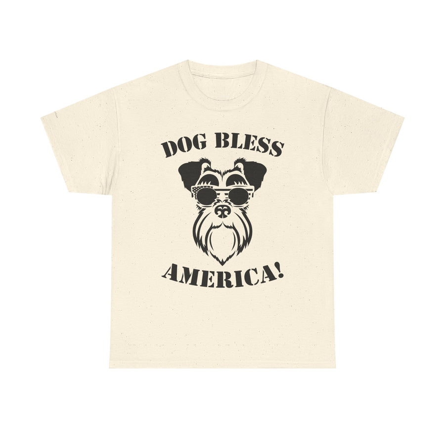 Dog Bless America Tee, Funny Dog Lover Shirt, Pet Owner Gift, Unisex Graphic Tee, Animal Lover Apparel, Casual Cotton T-Shirt