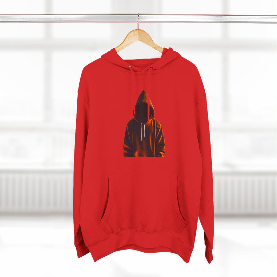 Cozy Three-Panel Fleece Hoodie for All Seasons, Unisex Graphic Sweatshirt, Casual Layering, Gifting for Friends & Family