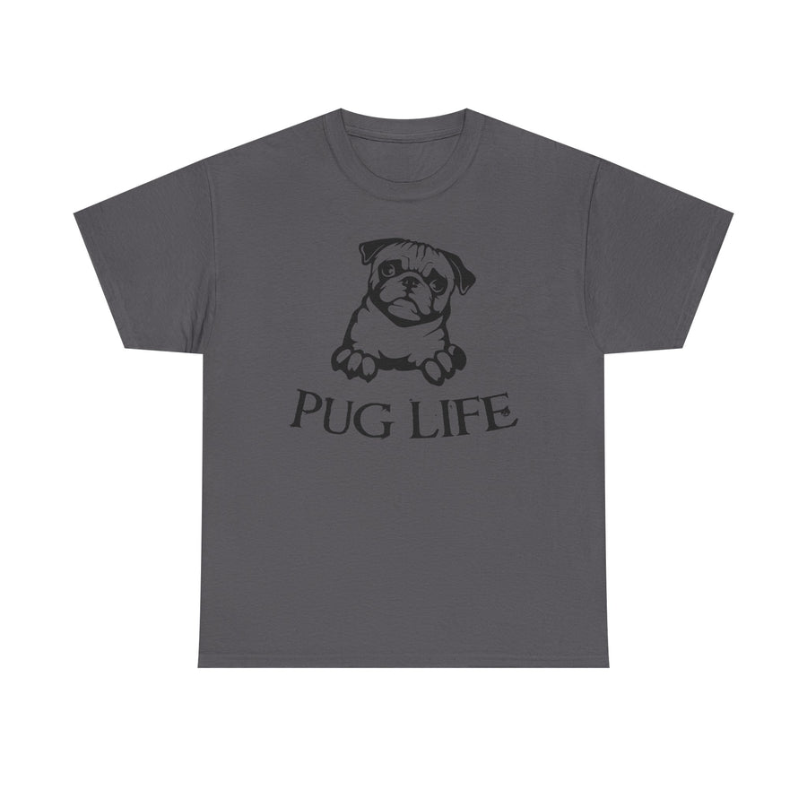 Pug Life Unisex Tee, Fun Pet Lover Shirt, Dog Mom Gift, Quirky Animal Graphic Tee, Casual Everyday Wear