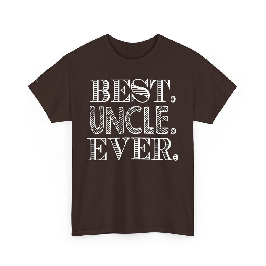 Best Uncle Ever Unisex Heavy Cotton Tee, Gift for Uncle, Family Reunion Tee, Uncle Appreciation Shirt, Father's Day Gift