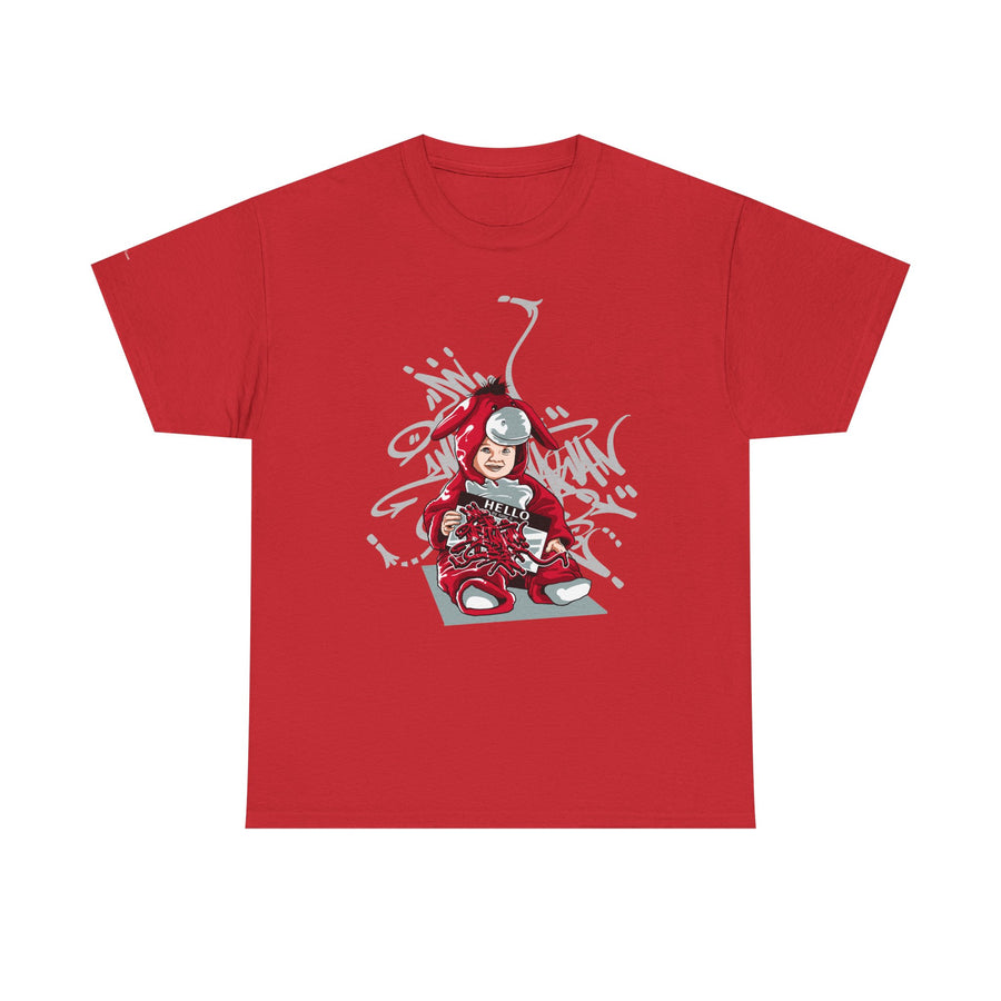Urban Graffiti Unisex Tee, Stylish Cotton Tee, Streetwear T-Shirt, Trendy Graphic Tee, Casual Everyday Wear, Gift for Art Lovers