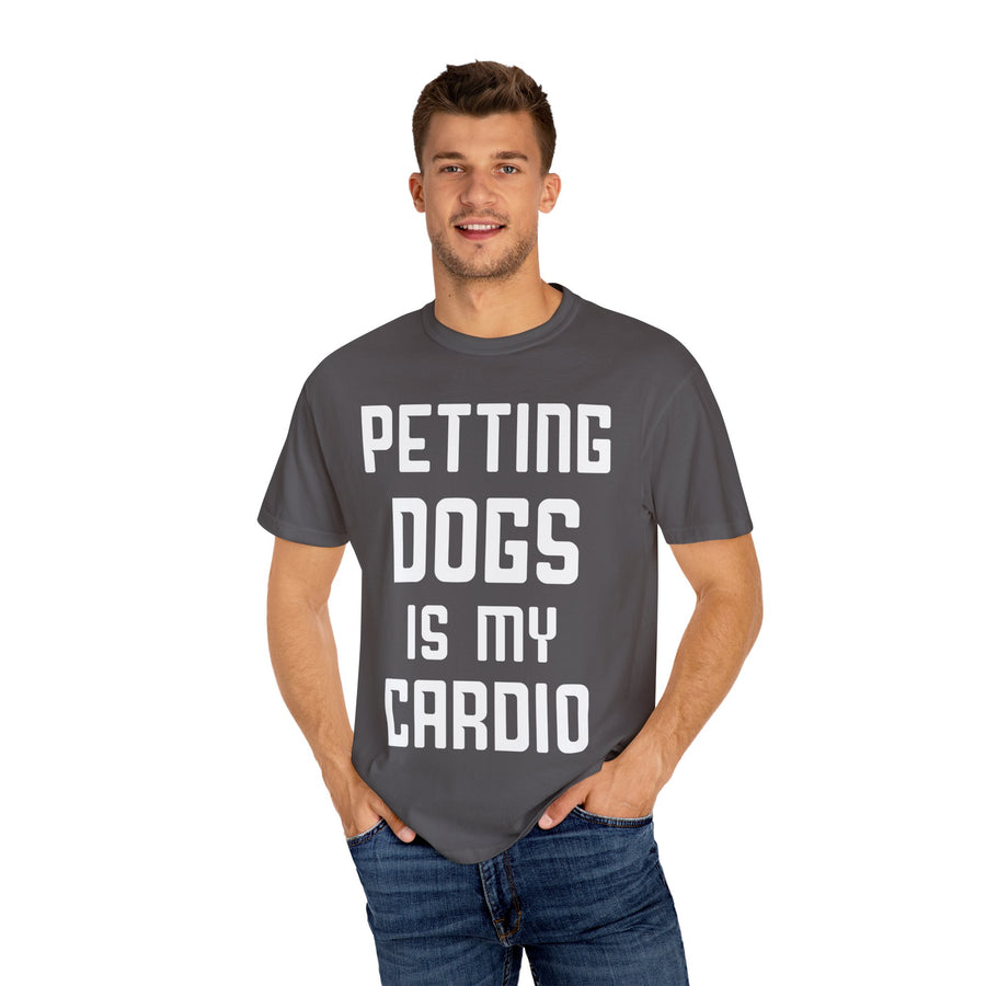 Pet Lover's Cardio T-Shirt - Dog Enthusiast Apparel, Gift for Dog Owners, Casual Wear, Fun Pet Sweatshirt, Unique Pet Lover Gift