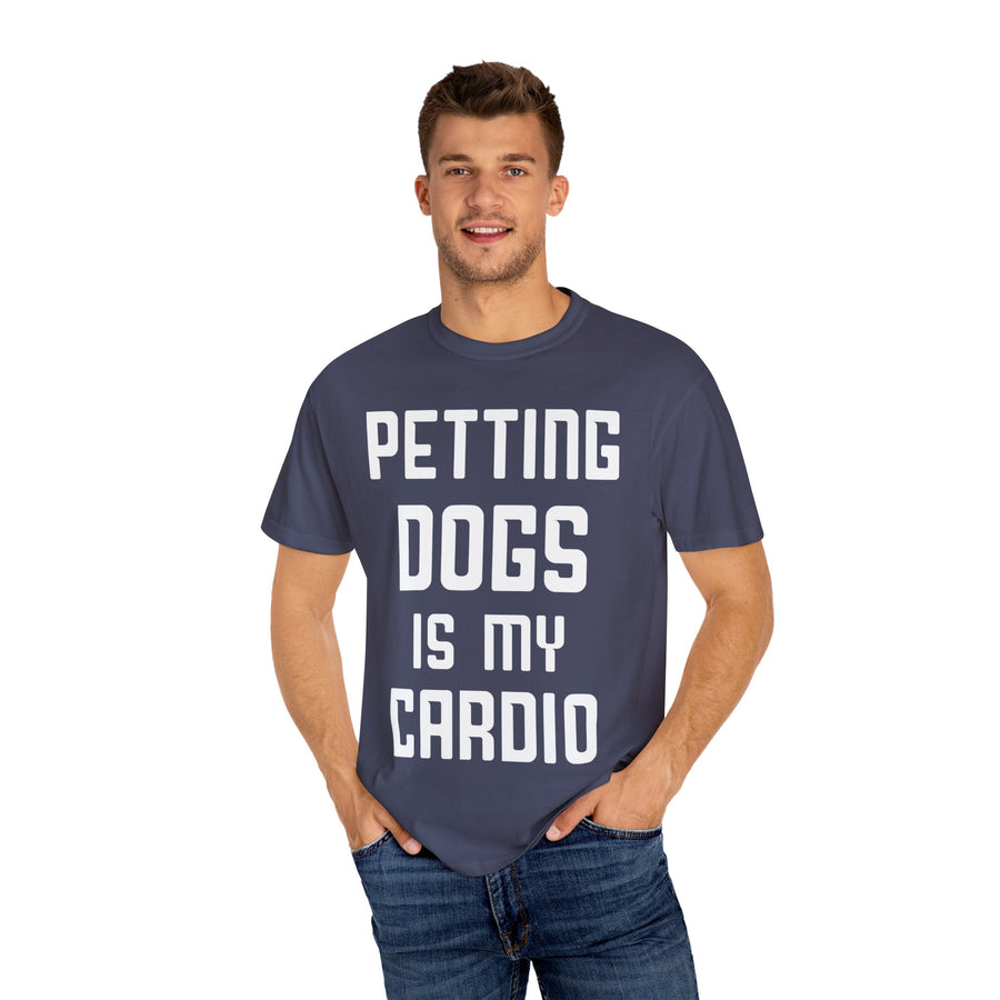 Pet Lover's Cardio T-Shirt - Dog Enthusiast Apparel, Gift for Dog Owners, Casual Wear, Fun Pet Sweatshirt, Unique Pet Lover Gift