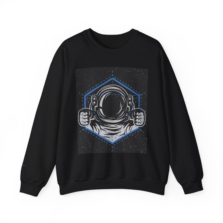 Cosmic Vibes Sweatshirt | Unisex Space Themed Crewneck | Perfect for Astronaut Lovers, Unique Gift, Casual Wear, Cozy Style