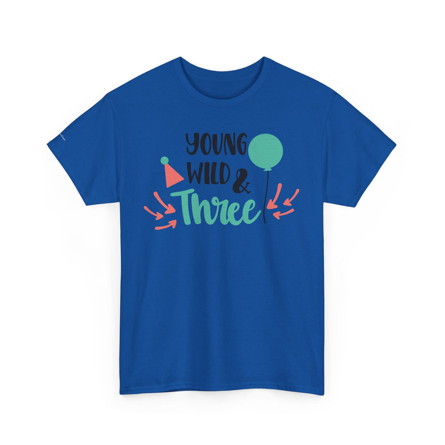 Young, Wild & Three Unisex Tee | Birthday Party Shirt, Kids Celebration Outfit, Fun Graphic Tee, Unisex Cotton T-Shirt, Playful [...]