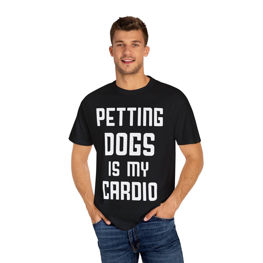 Pet Lover's Cardio T-Shirt - Dog Enthusiast Apparel, Gift for Dog Owners, Casual Wear, Fun Pet Sweatshirt, Unique Pet Lover Gift