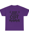 Busy Being a Cat Mama Unisex Heavy Cotton Tee, Cute Cat Lover Shirt, Gifts for Cat Moms, Pet Owner Apparel, Animal Lovers Tee, Unique [...]