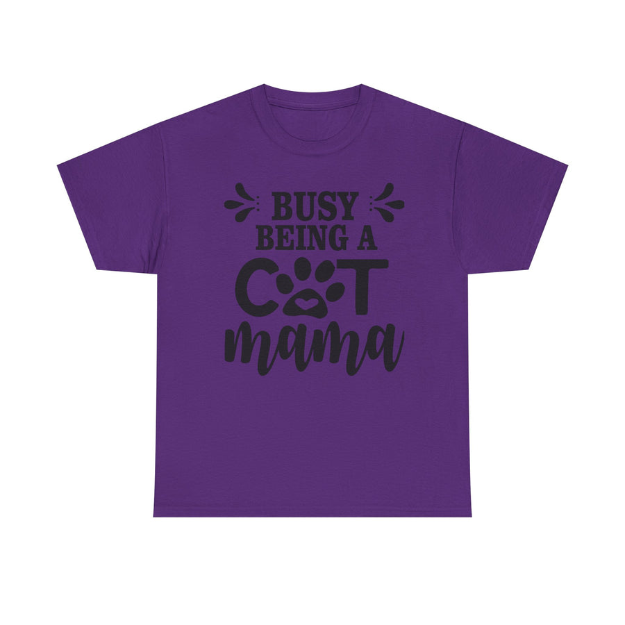 Busy Being a Cat Mama Unisex Heavy Cotton Tee, Cute Cat Lover Shirt, Gifts for Cat Moms, Pet Owner Apparel, Animal Lovers Tee, Unique [...]