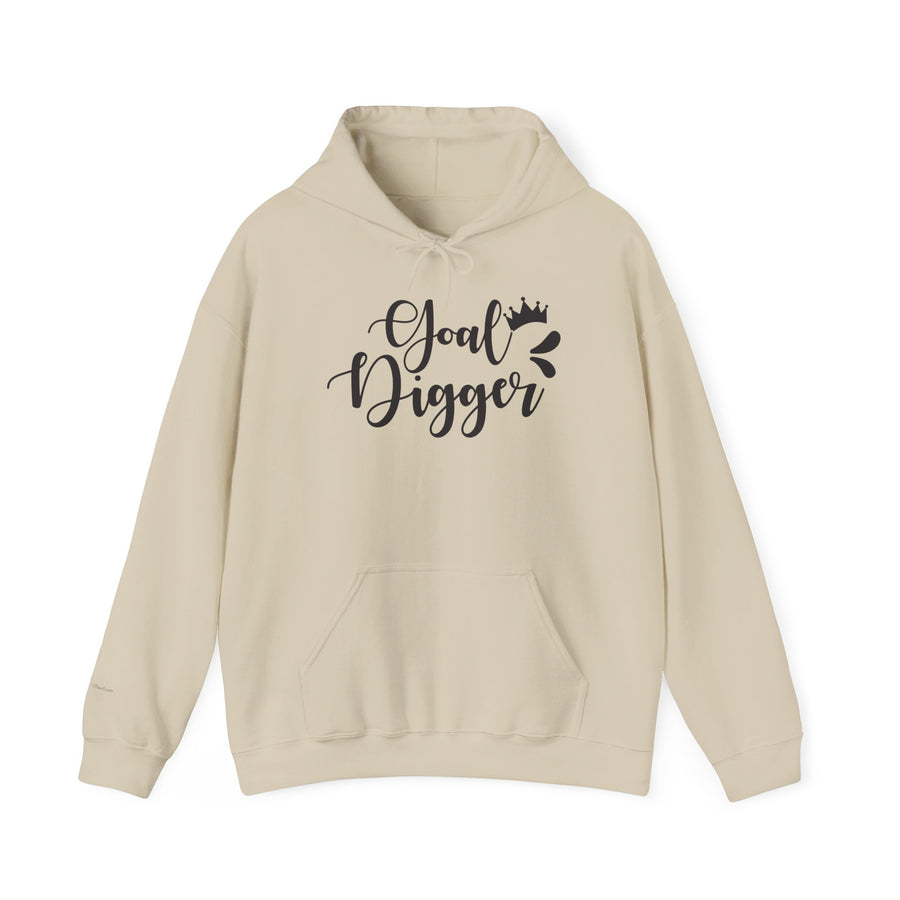 Goal Digger Motivational Hoodie | Unisex Heavy Blend Sweatshirt | Gift for Entrepreneurs, Students, Inspiration, Self-Love, Goals