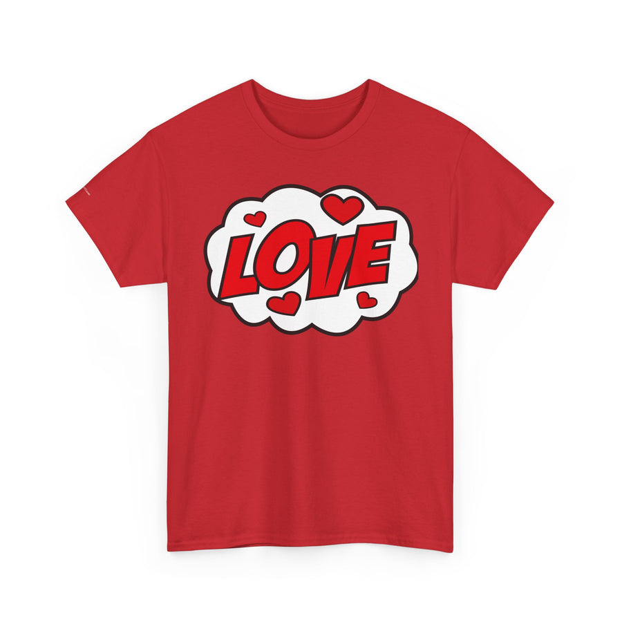 Unisex Love Graphic Tee | Valentine's Day Gift, Couple's Tee, Friends Gift, Casual Wear, Heart Design