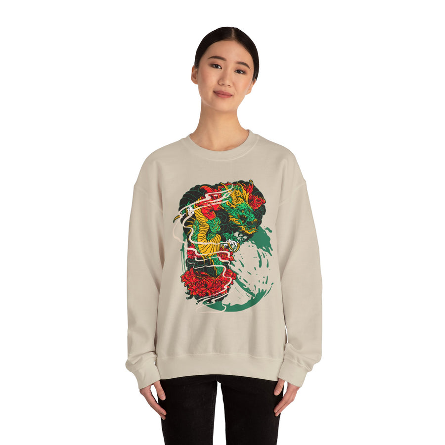 Vibrant Unisex Crewneck Sweatshirt with Unique Artwork, Cozy Gift for Art Lovers, Statement Apparel, Ideal for Casual Wear, Unisex Sweater