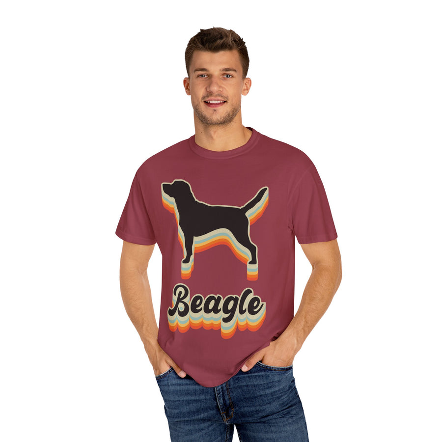 Retro Beagle Lover T-Shirt, Unisex Pet Lover Tee, Dog Themed Gift, Vintage Dog Graphic Shirt, Animal Enthusiast Apparel