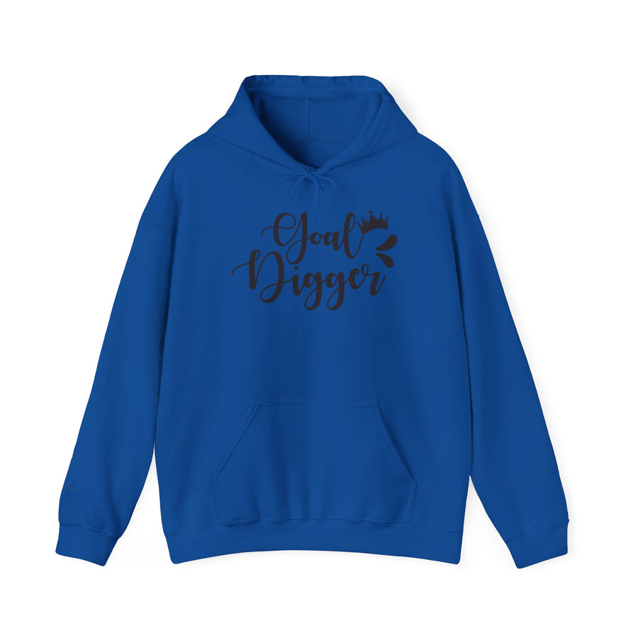 Goal Digger Motivational Hoodie | Unisex Heavy Blend Sweatshirt | Gift for Entrepreneurs, Students, Inspiration, Self-Love, Goals