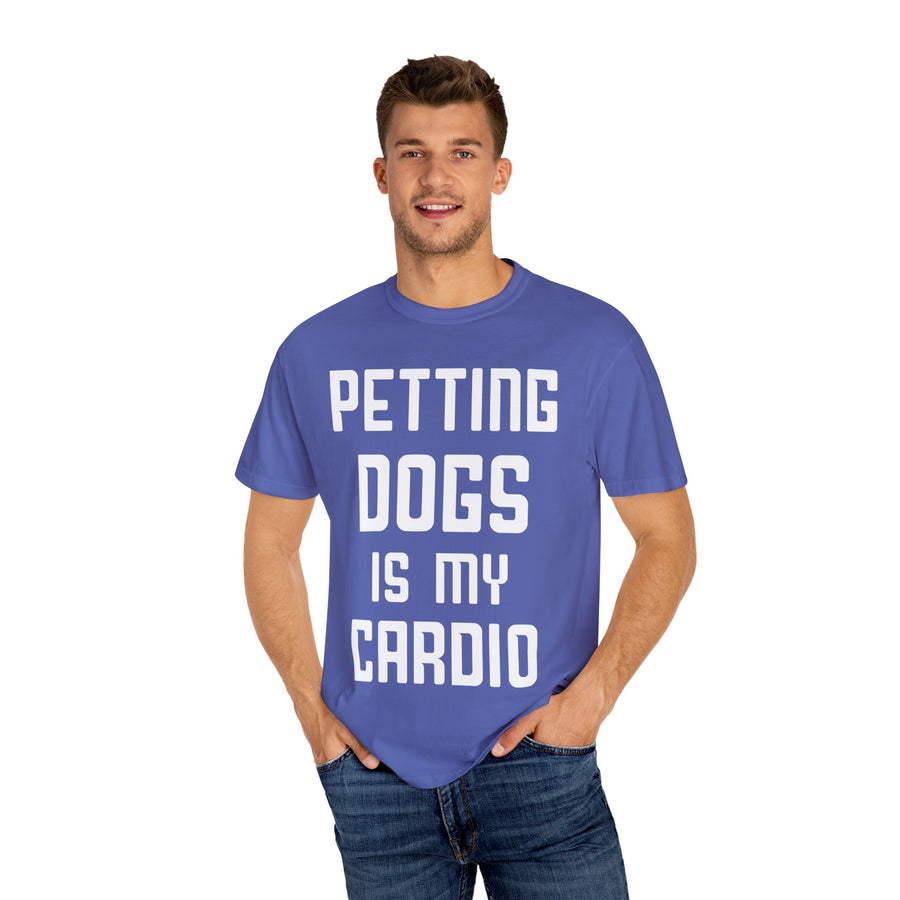 Pet Lover's Cardio T-Shirt - Dog Enthusiast Apparel, Gift for Dog Owners, Casual Wear, Fun Pet Sweatshirt, Unique Pet Lover Gift
