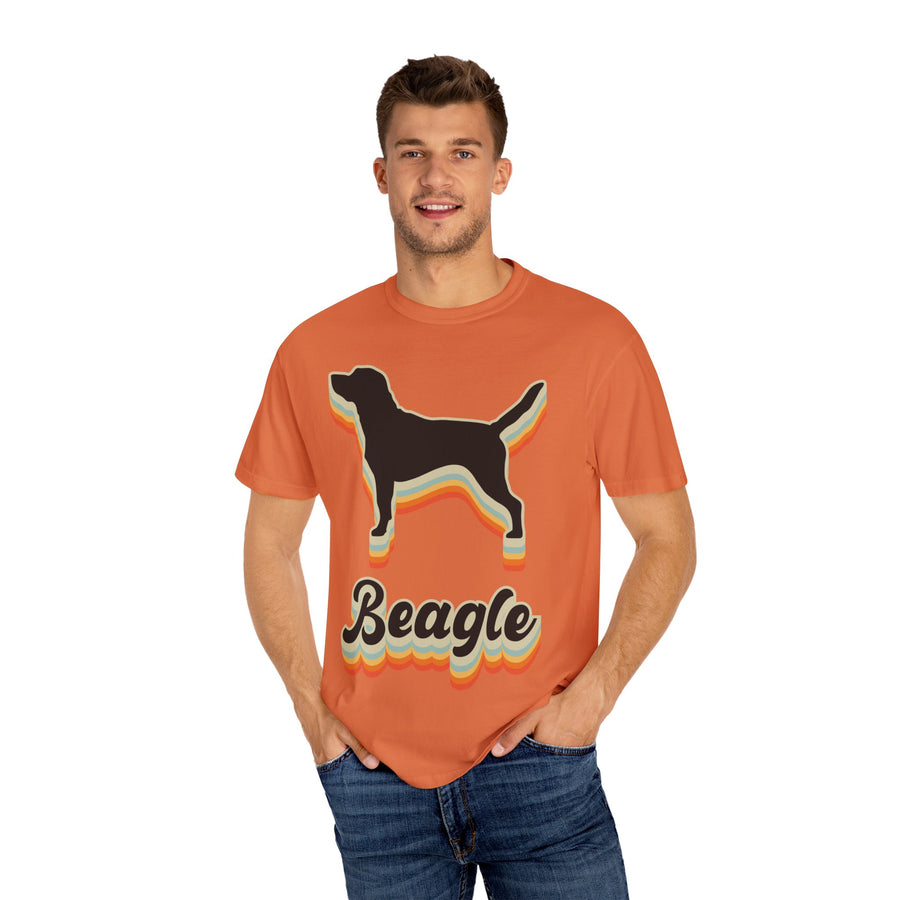 Retro Beagle Lover T-Shirt, Unisex Pet Lover Tee, Dog Themed Gift, Vintage Dog Graphic Shirt, Animal Enthusiast Apparel