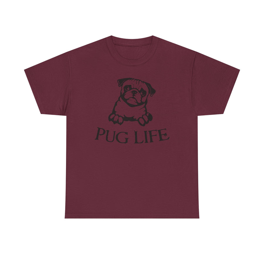 Pug Life Unisex Tee, Fun Pet Lover Shirt, Dog Mom Gift, Quirky Animal Graphic Tee, Casual Everyday Wear