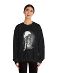 Gothic Art Sweatshirt, Cozy Unisex Crewneck, Dark Aesthetic Clothing, Unique Gifts for Her, Halloween Fashion, Casual Layering