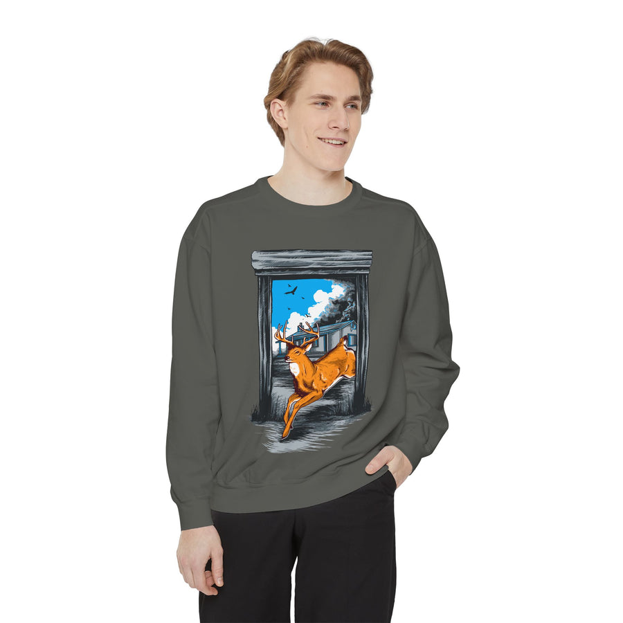 Unisex Adventure Sweatshirt - Cozy, Artistic Apparel for Nature Lovers, Perfect for Gifts, Birthdays, or Everyday Wear