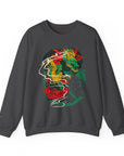 Vibrant Unisex Crewneck Sweatshirt with Unique Artwork, Cozy Gift for Art Lovers, Statement Apparel, Ideal for Casual Wear, Unisex Sweater