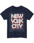 New York City Graphic Tee, Urban Streetwear, Gift for Travelers, Unisex Cotton T-Shirt, Casual Daily Wear