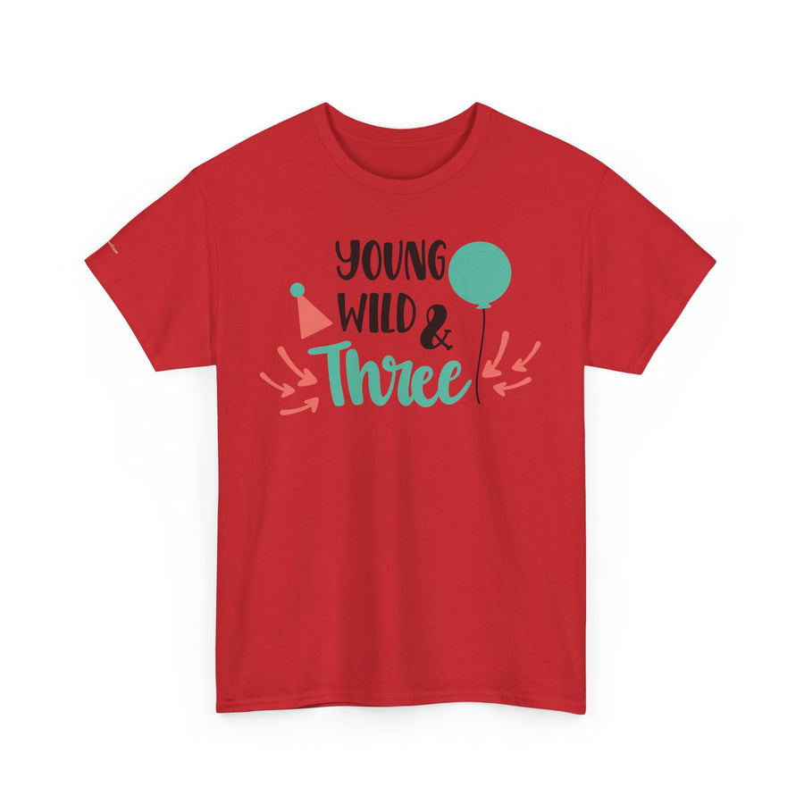 Young, Wild & Three Unisex Tee | Birthday Party Shirt, Kids Celebration Outfit, Fun Graphic Tee, Unisex Cotton T-Shirt, Playful [...]