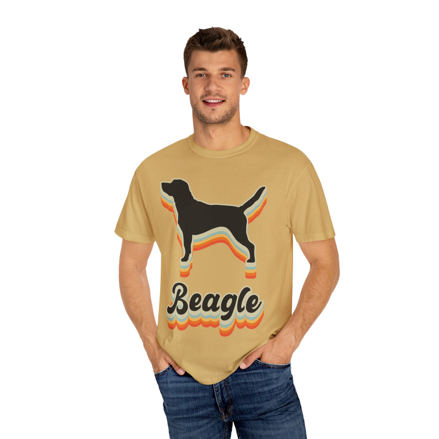 Retro Beagle Lover T-Shirt, Unisex Pet Lover Tee, Dog Themed Gift, Vintage Dog Graphic Shirt, Animal Enthusiast Apparel
