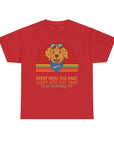 Watchful Dog Snack Lover Tee, Cute Pet Shirt Gift, Animal Lover Humor T-Shirt, Dog Mom Apparel, Funny Gift for Dog Owners