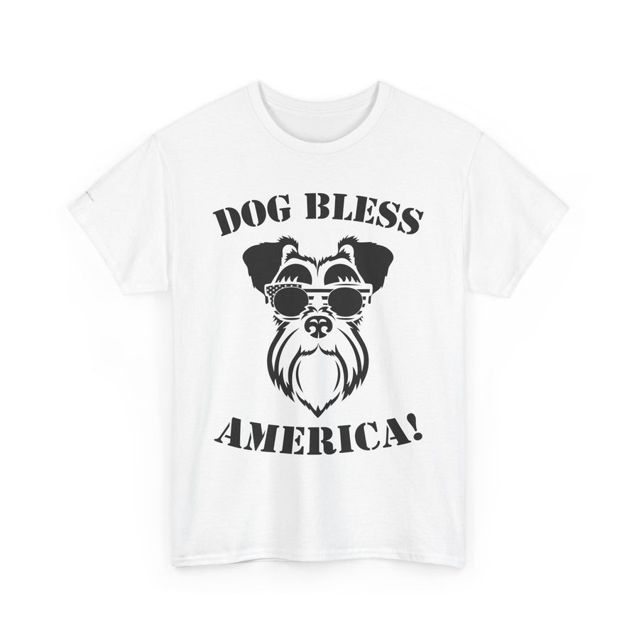 Dog Bless America Tee, Funny Dog Lover Shirt, Pet Owner Gift, Unisex Graphic Tee, Animal Lover Apparel, Casual Cotton T-Shirt