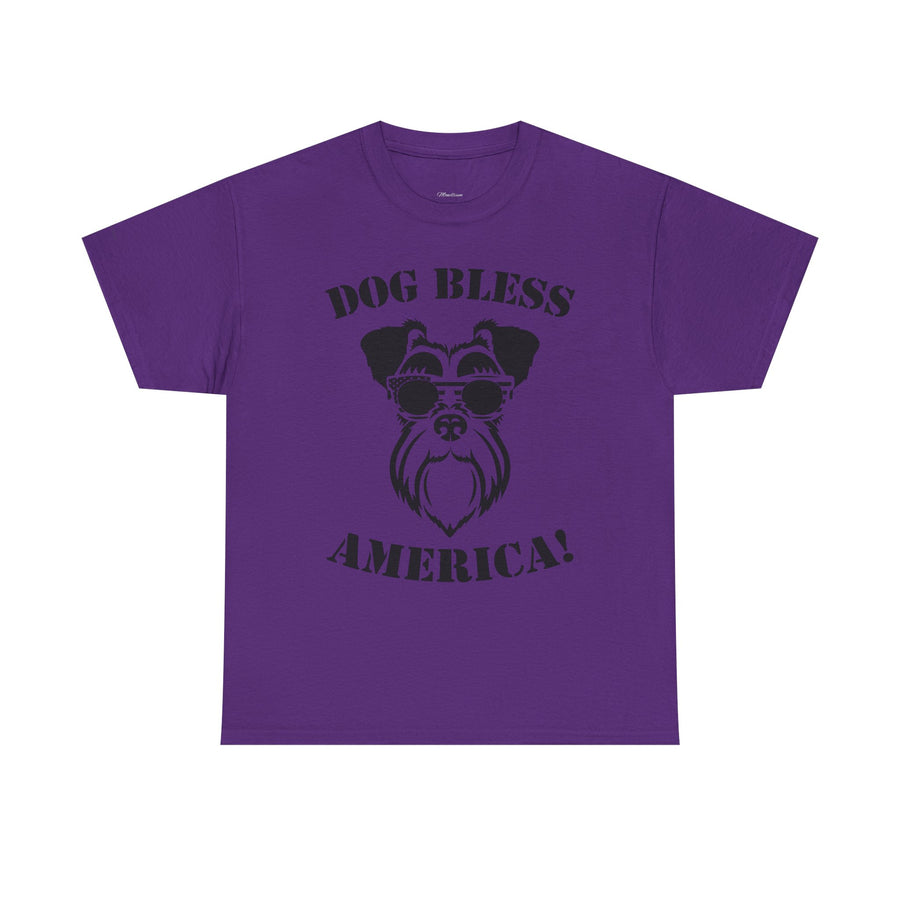 Dog Bless America Tee, Funny Dog Lover Shirt, Pet Owner Gift, Unisex Graphic Tee, Animal Lover Apparel, Casual Cotton T-Shirt