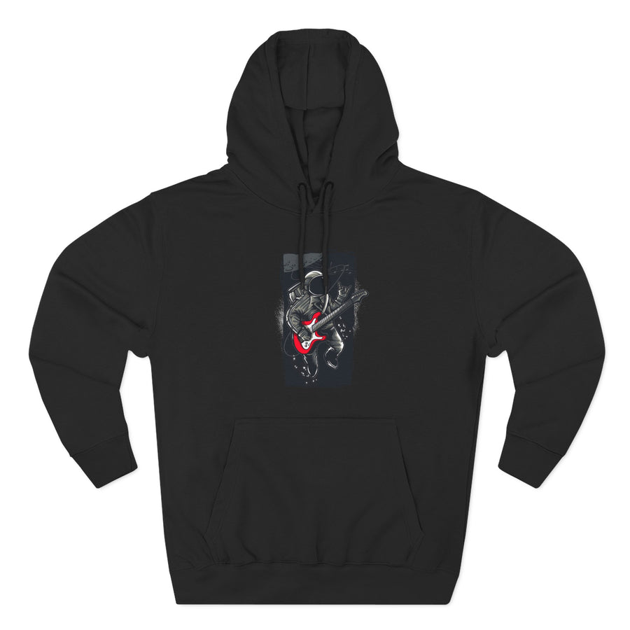 Rock Your Style Three-Panel Fleece Hoodie - Perfect for Concerts, Casual Wear, Gifts for Musicians, Cozy Layering, Unisex Fashion