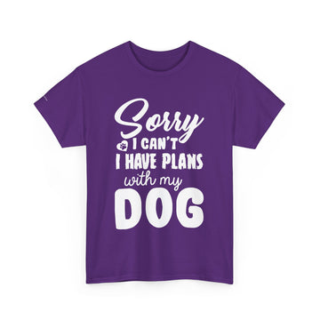 Dog Lover's Unisex Tee, Funny Dog Tee, Gift for Dog Owners, Pet Themed T-Shirt, Casual Wear for Dog Lovers