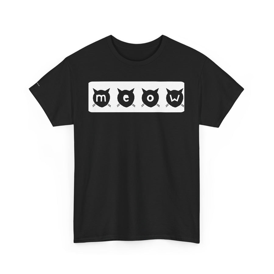 Playful Cat-Themed Unisex Heavy Cotton Tee, Funny Animal Shirt, Gift for Cat Lovers, Casual Wear, Perfect for Birthdays or Holidays