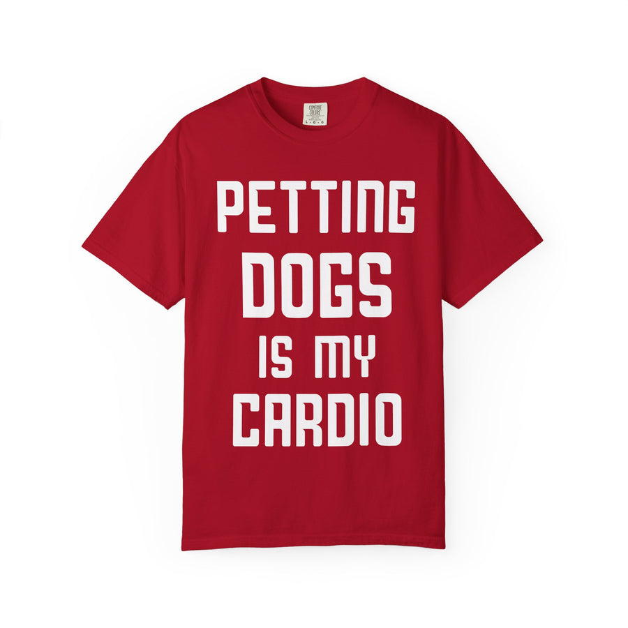 Pet Lover's Cardio T-Shirt - Dog Enthusiast Apparel, Gift for Dog Owners, Casual Wear, Fun Pet Sweatshirt, Unique Pet Lover Gift