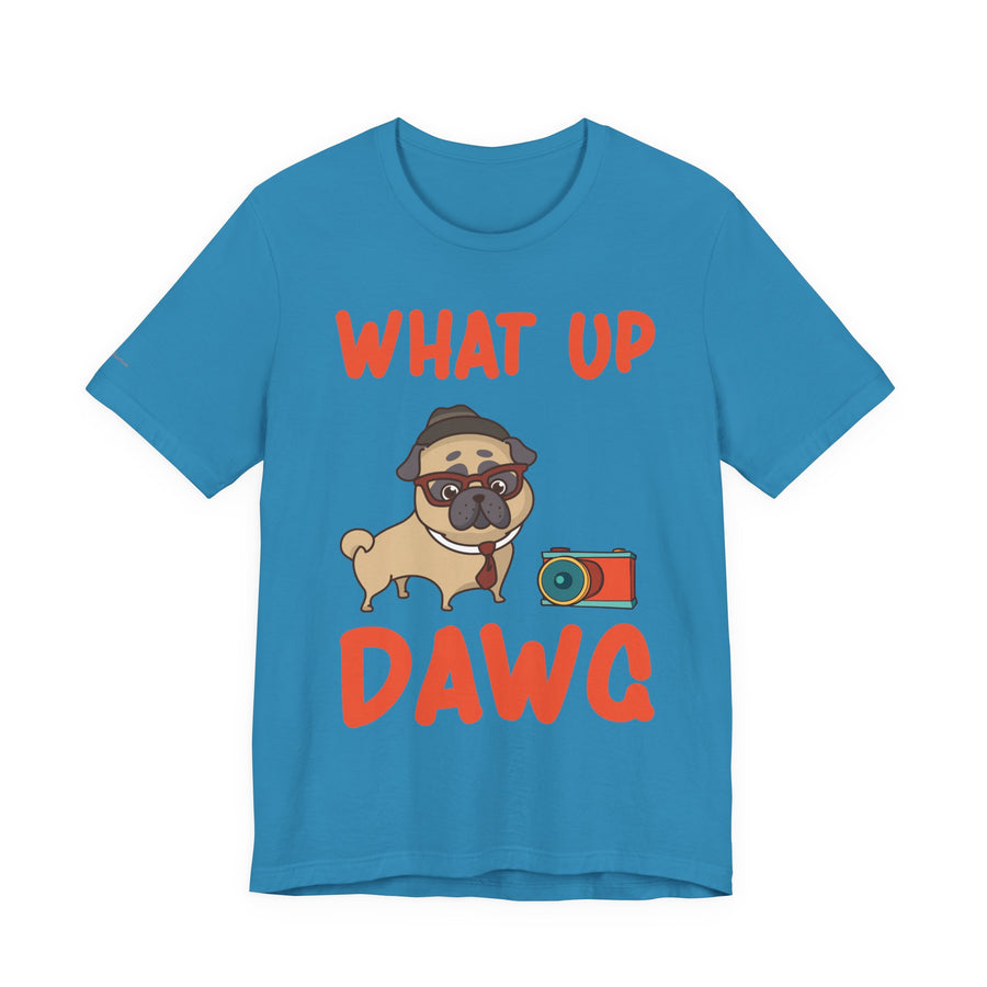 Pug Humor Tee, Cute Dog Shirt for Pet Lovers, Funny Gift for Dog Owners, Casual Wear for Animal Lovers, Pet Lover T-Shirt
