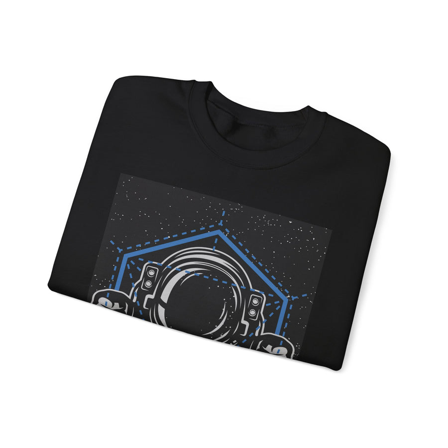 Cosmic Vibes Sweatshirt | Unisex Space Themed Crewneck | Perfect for Astronaut Lovers, Unique Gift, Casual Wear, Cozy Style