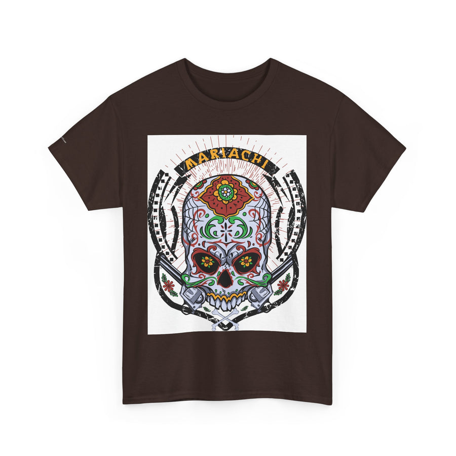Skull Art Unisex Heavy Cotton Tee | Graphic Tee, Gift for Him/Her, Casual Wear, Festival Shirt, Halloween Costume