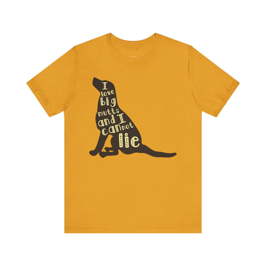 Dog Lover Graphic Tee - I Love Big Mutts, Unisex Shirt, Pet Gift, Casual Wear, Animal Lover Apparel, Birthday Gift