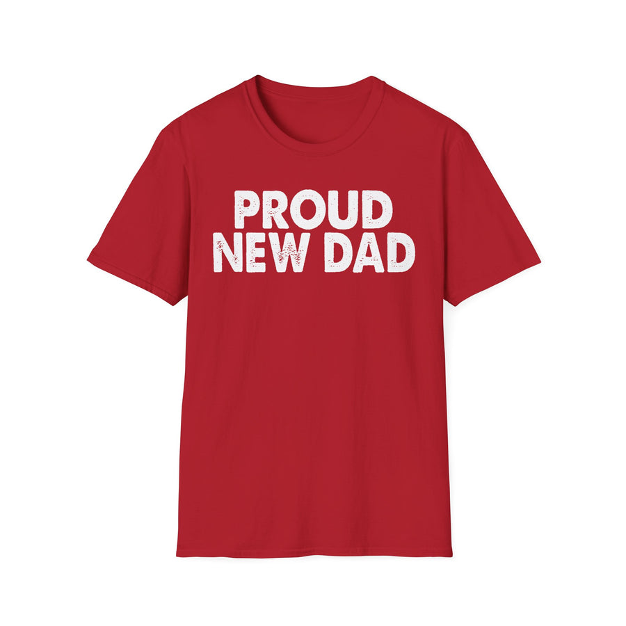 Black PROUD NEW DAD T-Shirt