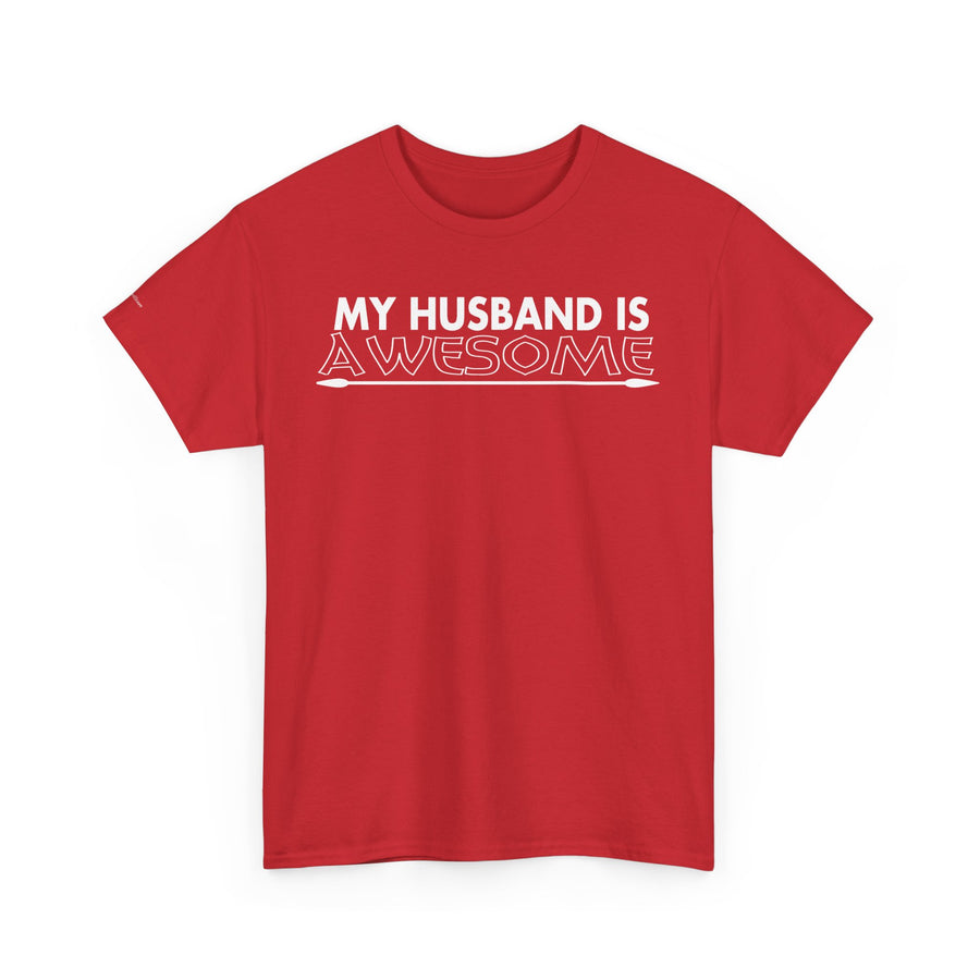 Awesome Husband Unisex Tee - Playful Typography Design
