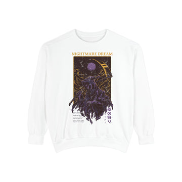Nightmare Dream Unisex Sweatshirt, Cozy Graphic Pullover, Fall Fashion, Gift for Dreamers, Casual Lounge Wear